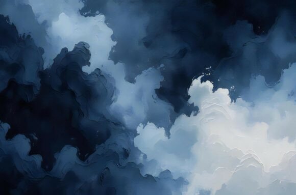 A Blue and White Clouds: A Versatile Background for Creative Projects