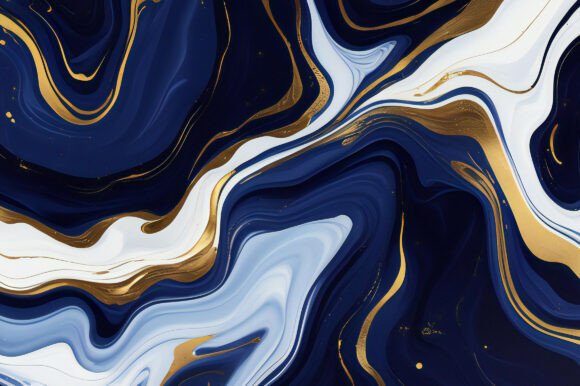 A Blue and White Swirls: A Versatile Background for Creative Projects
