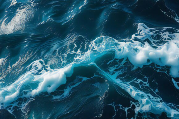 A Blue Water Background: A Versatile Design Asset for Creative Professionals