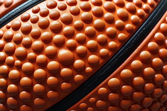 A Close Up of a Basketball