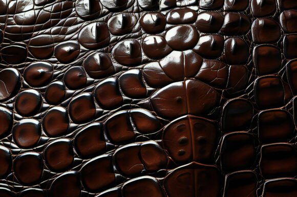 A Close Up of a Leather Surface