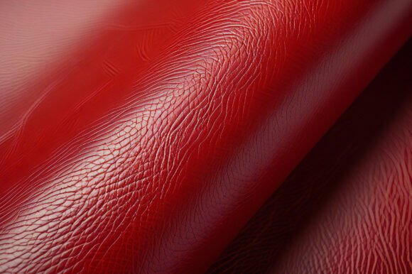 A Close Up of a Red Leather: Elevate Your Creative Projects with a Stunning Background Image