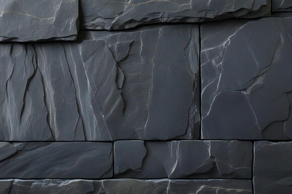 A Close Up of a Stone Wall Texture