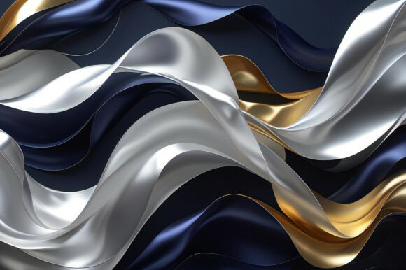 A White and Blue Satin: Elevate Your Creative Projects with a Versatile Background
