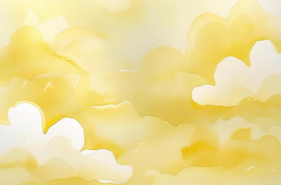 A Yellow and White Cloud: A Versatile Background for Creative Projects